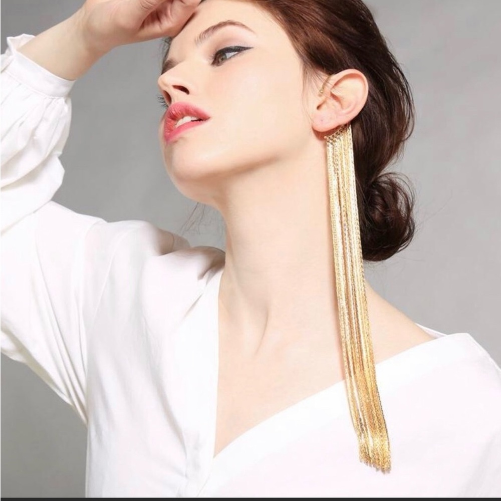 Long tassel ear hook